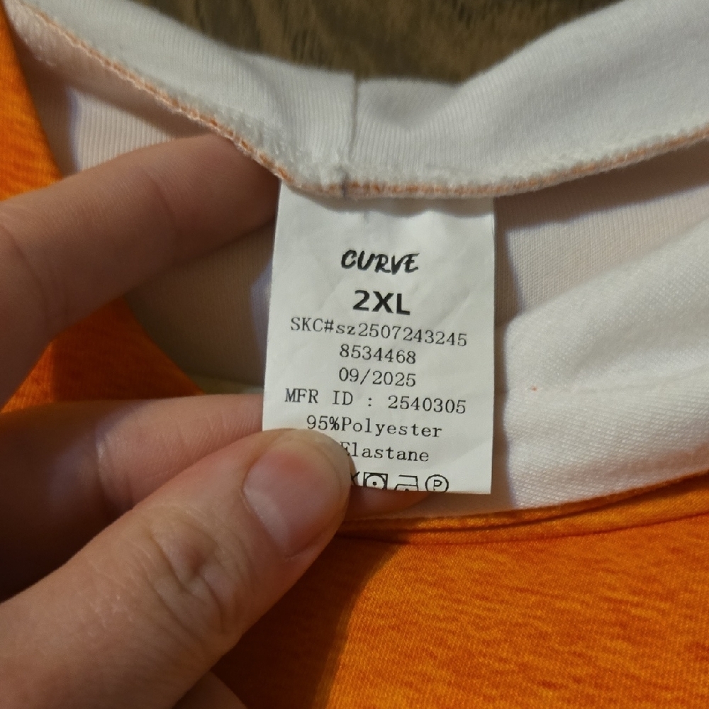 SHEIN Curve Pumpkin Fall Womens Hoodie - Picture 2 of 2